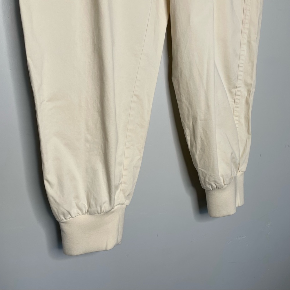 Varley Celita 27.5” Jogger Pants XL Soft Cotton Twill Ivory White Relaxed Fit - Picture 4 of 12